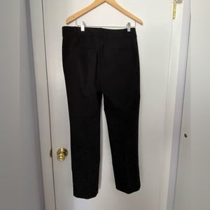 Loft office chino.  Nice midweight easy-care fabric, comfortable yet dressy.